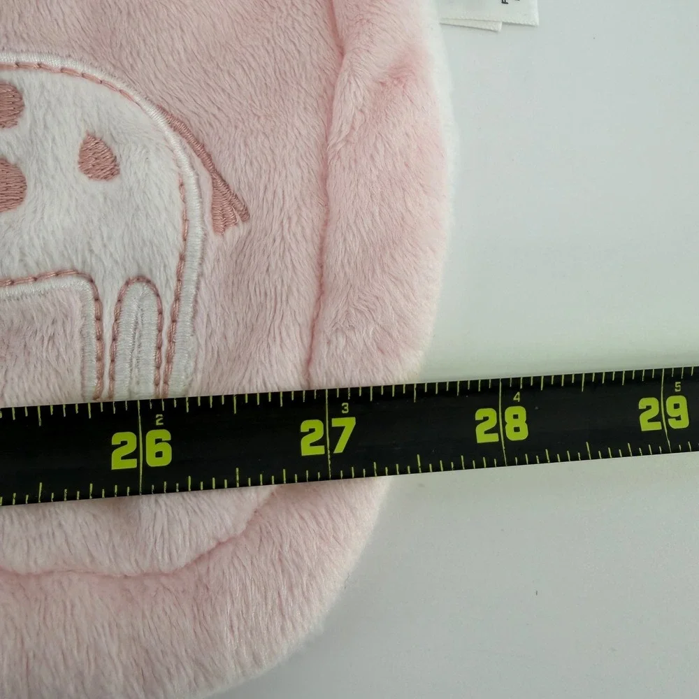 Carters Pink White Giraffe Plush Fleece Reversible Baby Blanket OS GCL19673-SML